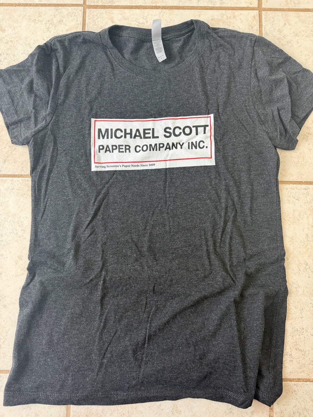 The Office Graphic tee, charcoal gray